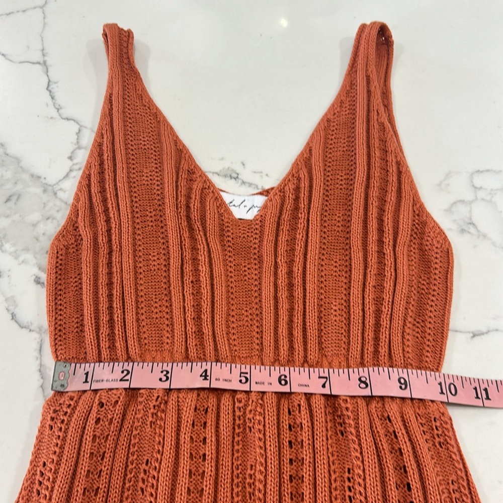Petal & Pup Terracotta Midi Dress - Picture 11 of 14